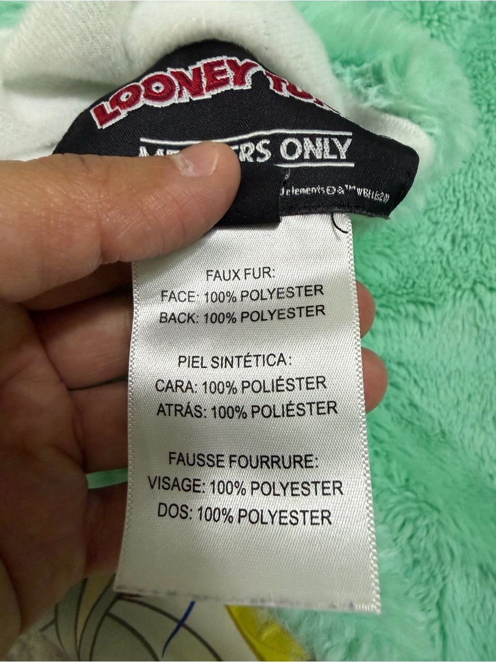 Looney Tunes x Members Only Reversible Jacket Cropped Fit Women’s Size Medium - Picture 10 of 11